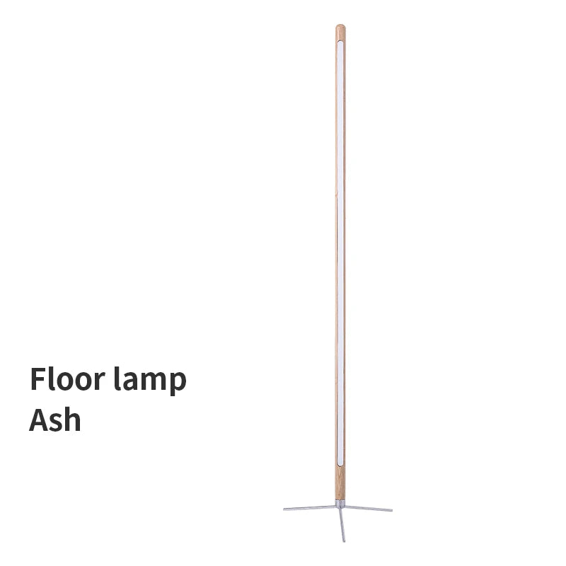LED Wooden Standing Floor Lamp