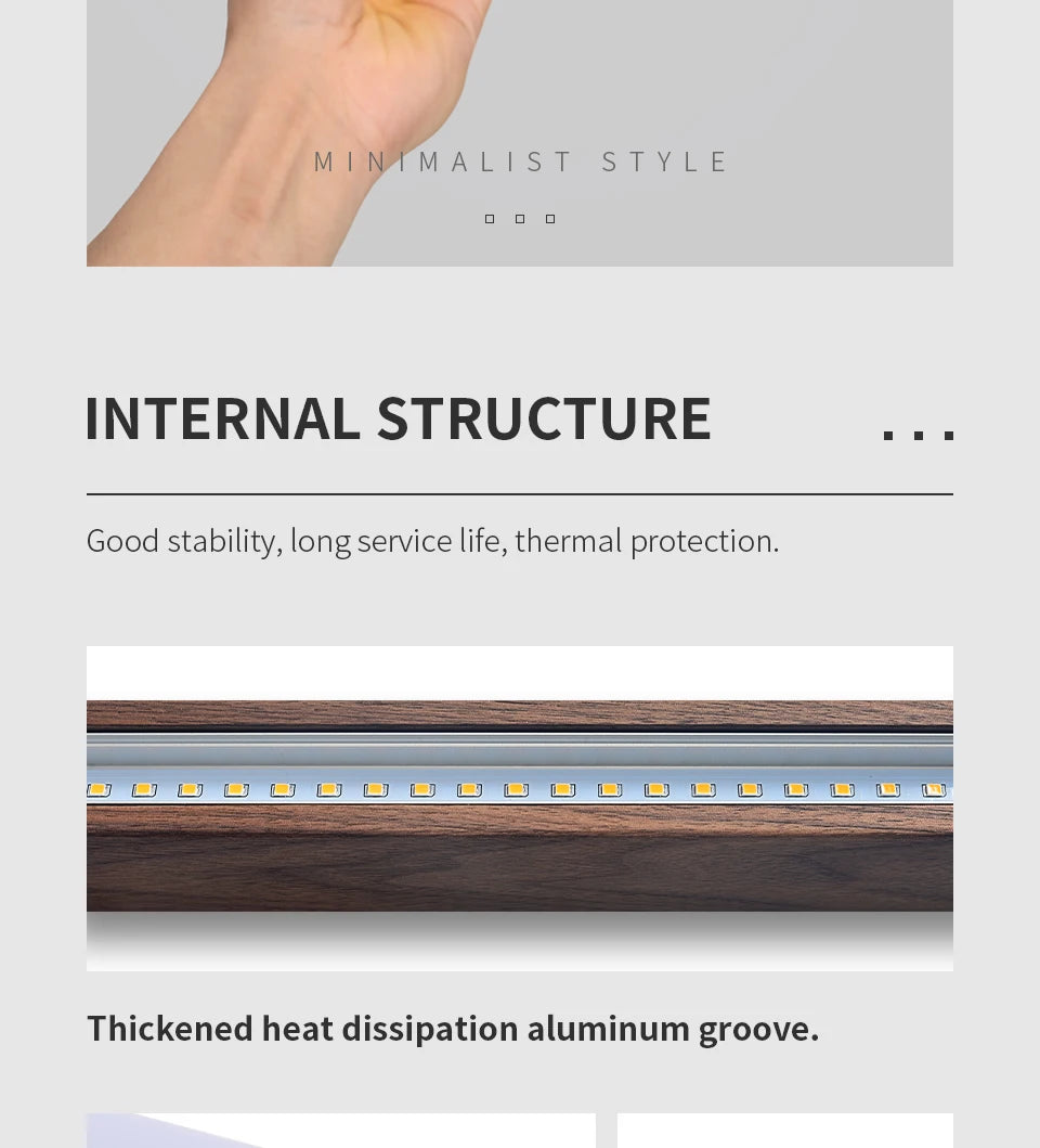 Nordic Wood Pendant Lights LED Modern Hanging Lamp