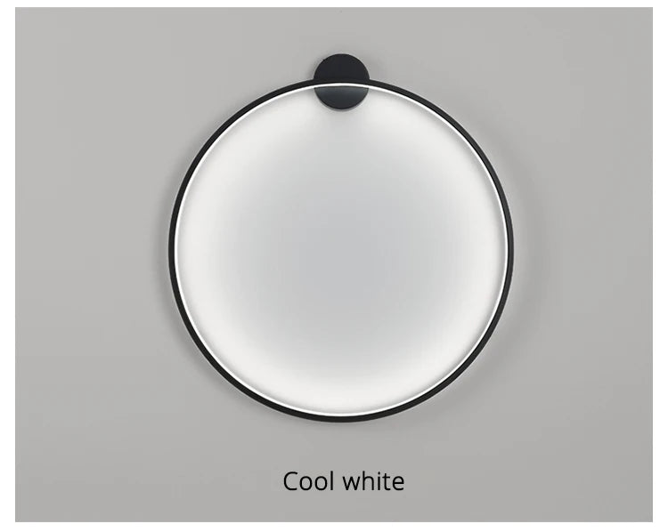 Simple Circle Background Decoration Lamp