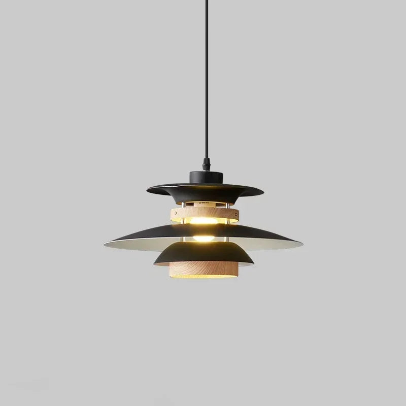Danish Designer Walnut Led Pendant Lamp