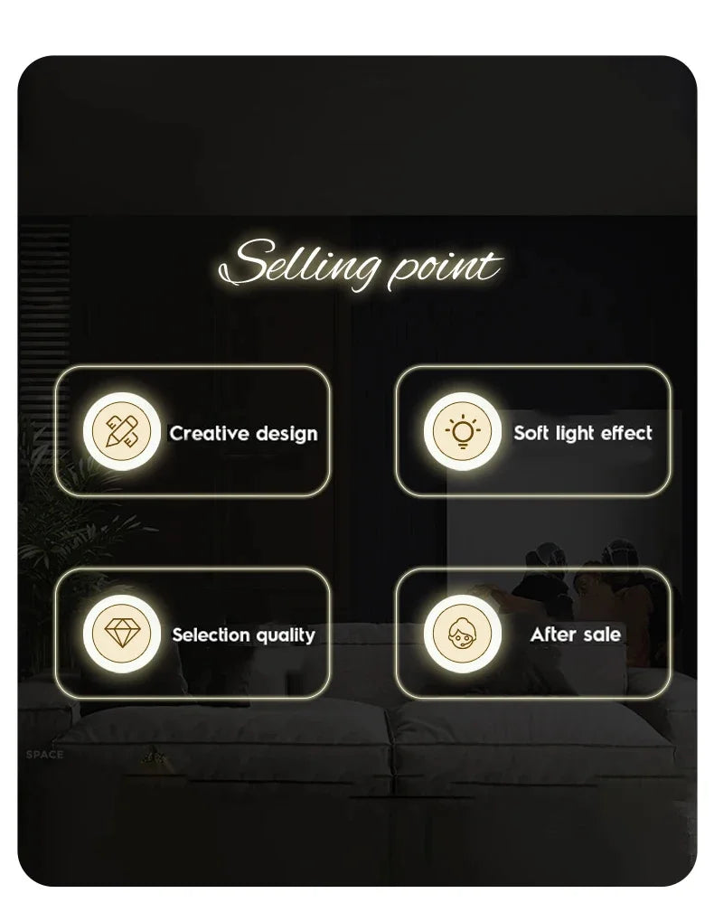 INS LED Night Light With Touch Switch