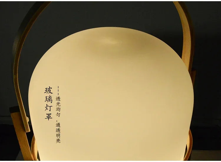 Floor Lamp Art Modern Simple Wood Light