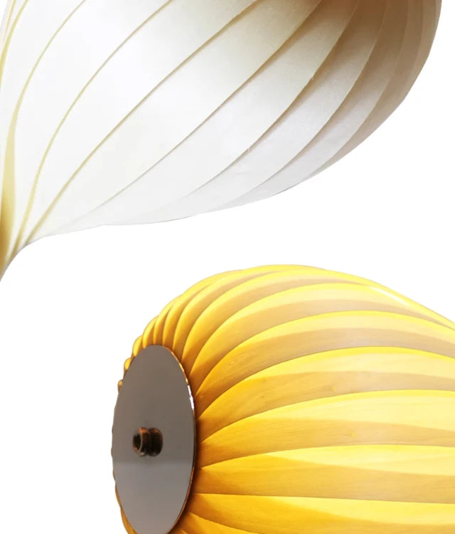 Wooden kilim arc shade Stand Floor lamp