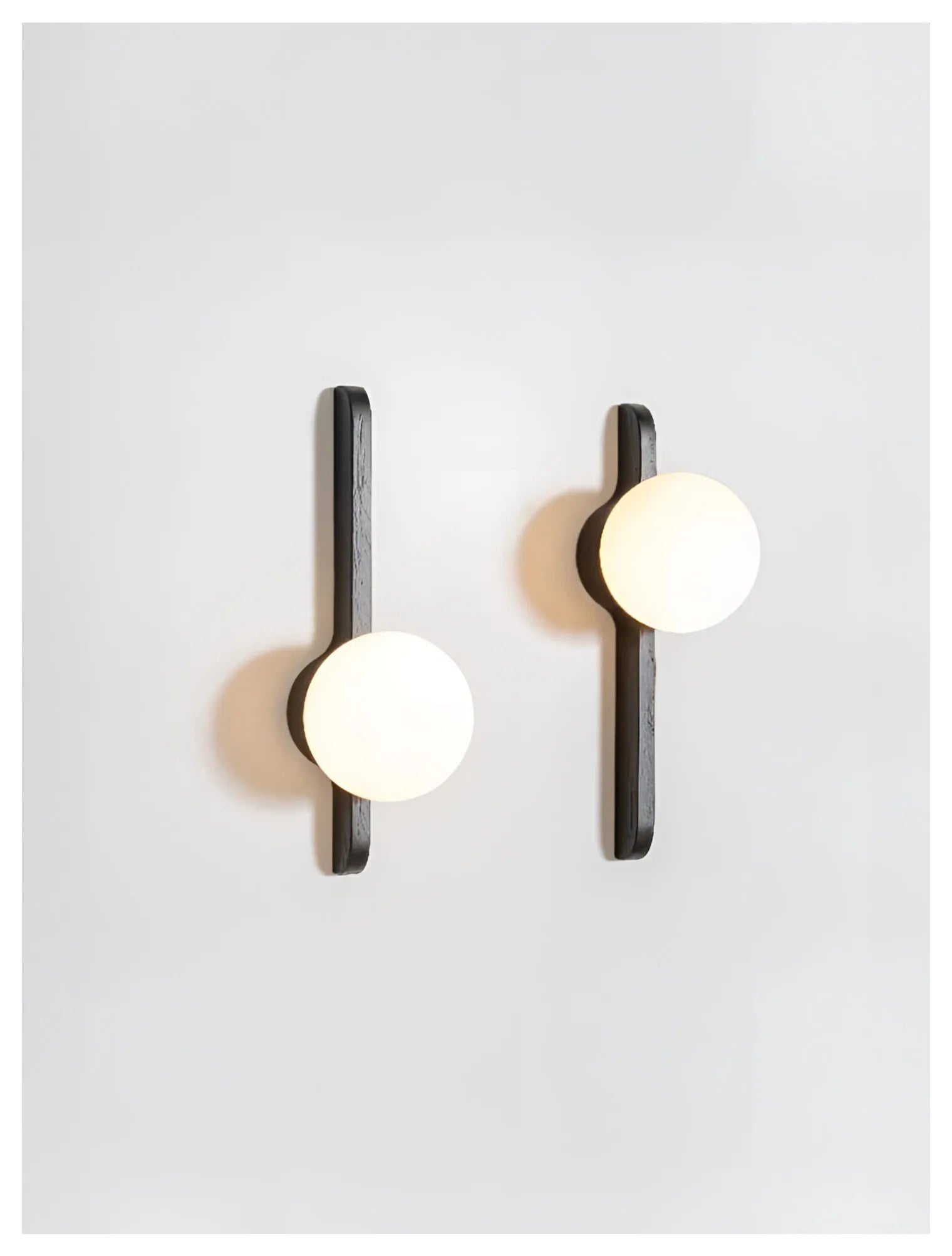 Globe Glass Moonlight Creative Walnut Wood,