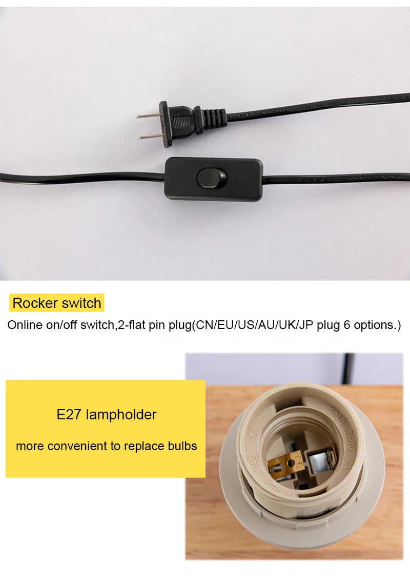 Wooden Table Lamp For Bedroom