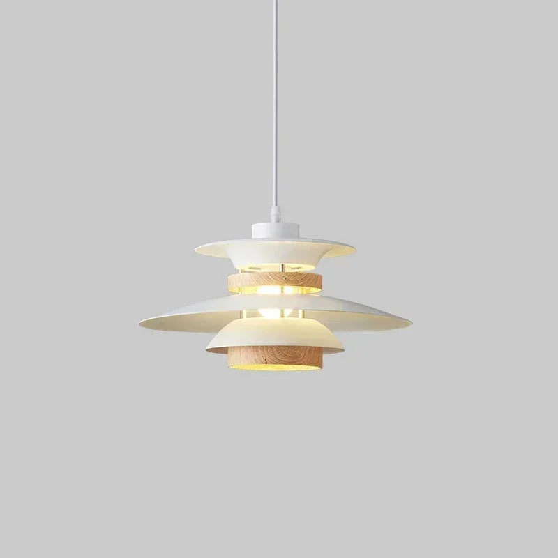 Danish Designer Walnut Led Pendant Lamp