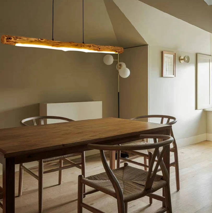 Minimalist Wood Pendant Lights Japanese Style