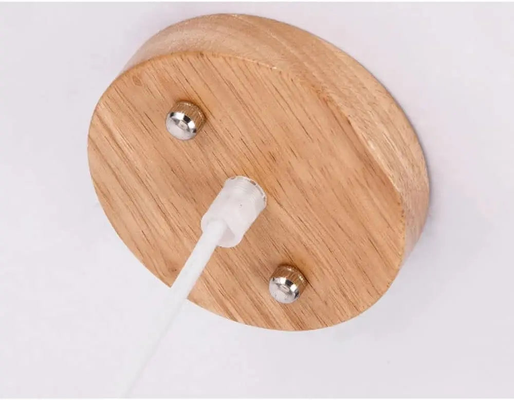 Creative Geometry Wood Pendant Light