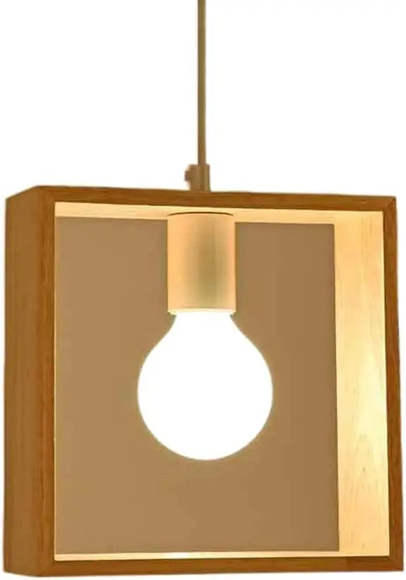 Creative Geometry Wood Pendant Light