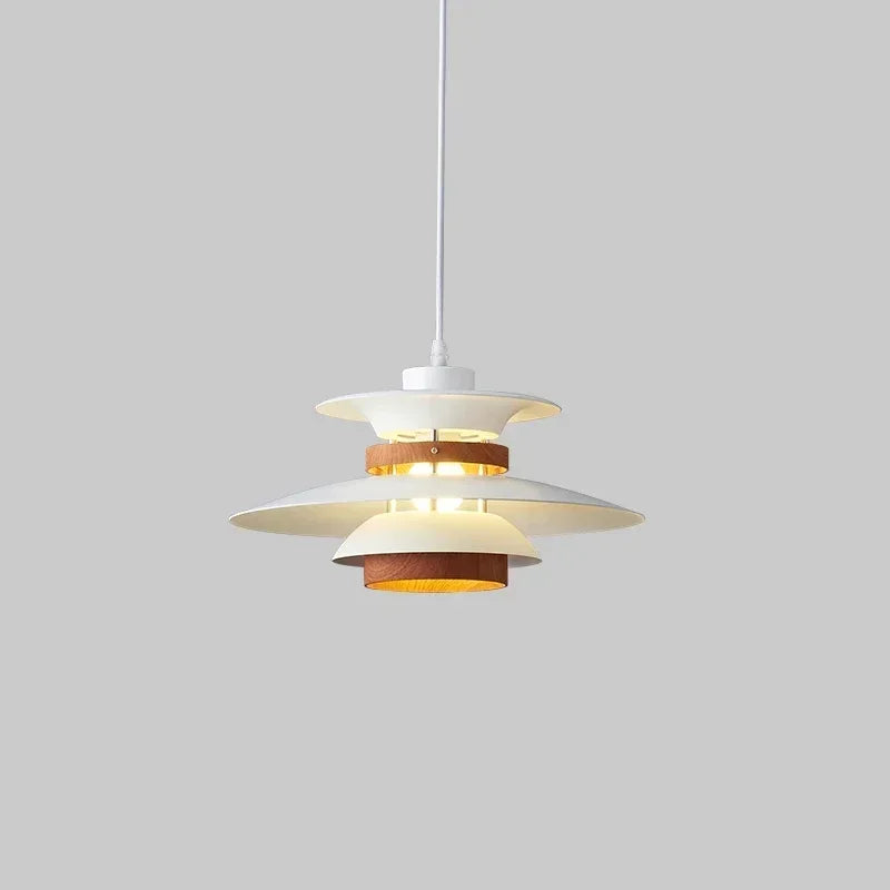 Danish Designer Walnut Led Pendant Lamp