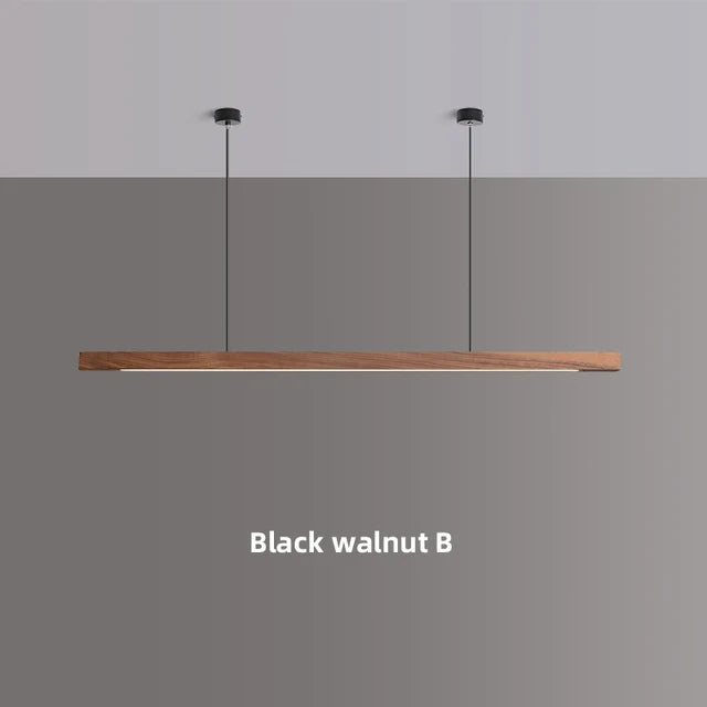 Nordic Wood Pendant Lights LED Modern Hanging Lamp