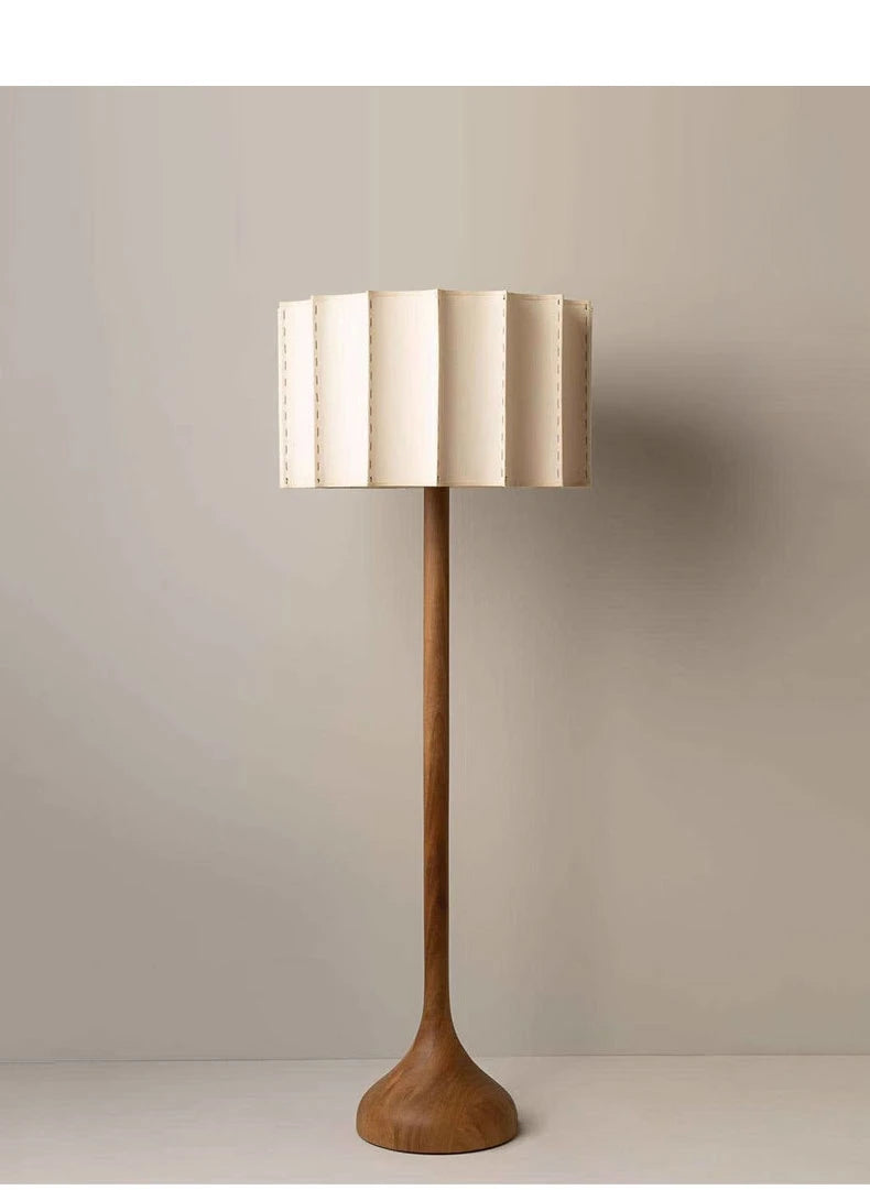 Wabi Sabi Style Wooden Standing Lamp
