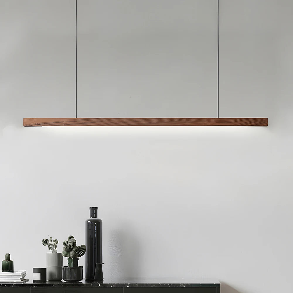 Nordic Wood Pendant Lights LED Modern Hanging Lamp