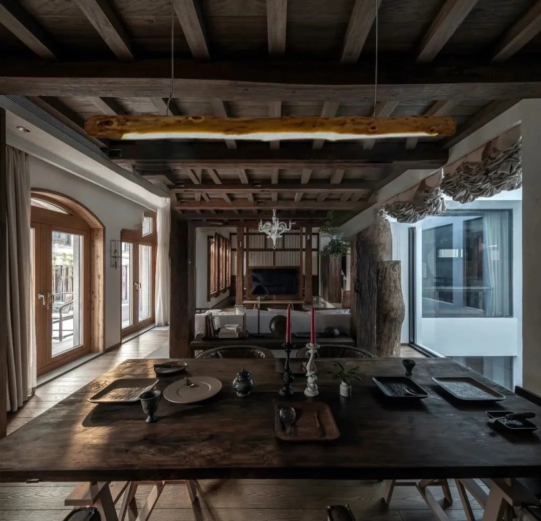 Minimalist Wood Pendant Lights Japanese Style