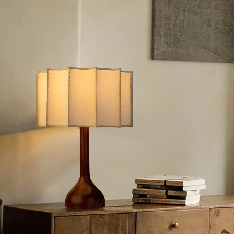 Wabi Sabi Style Wooden Standing Lamp