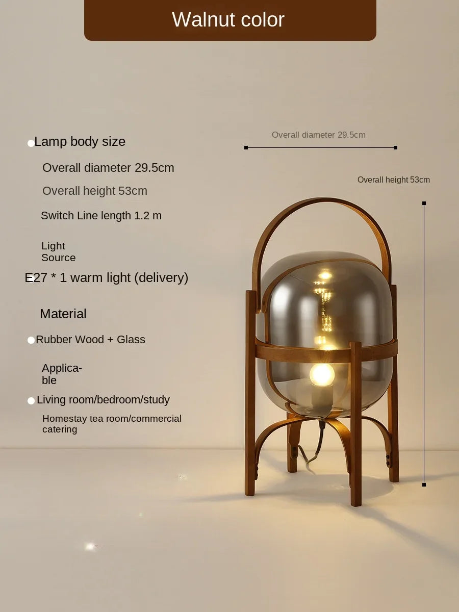 Floor Lamp Art Modern Simple Wood Light