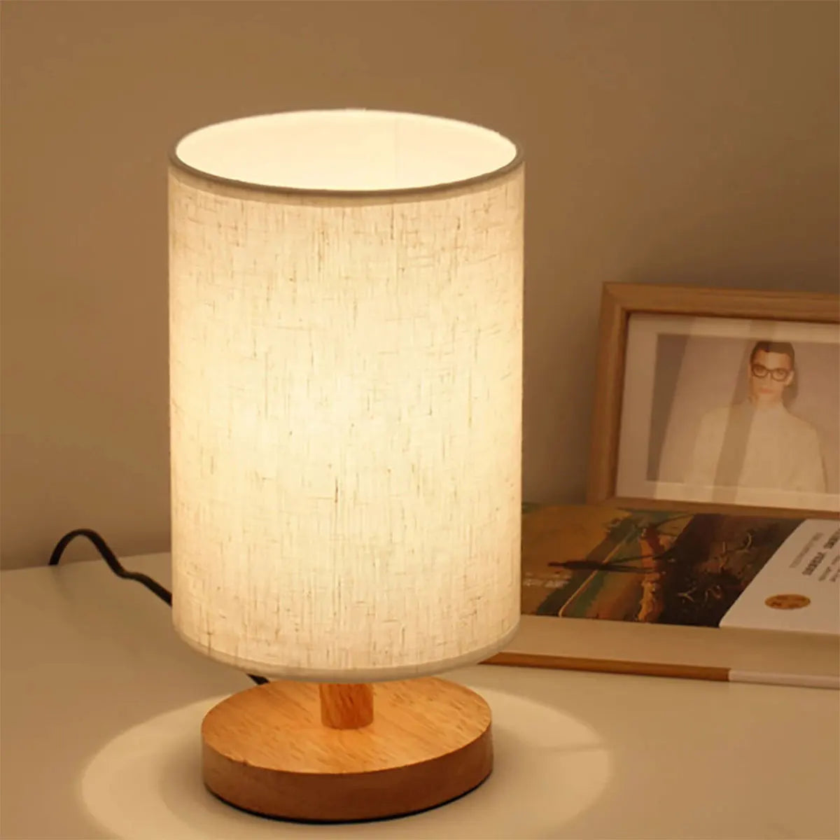 USB Bedside Lamp Night Lights Table Lamp