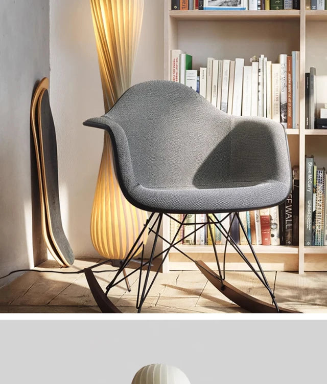 Wooden kilim arc shade Stand Floor lamp