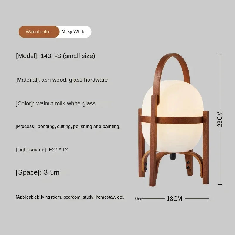 Floor Lamp Art Modern Simple Wood Light