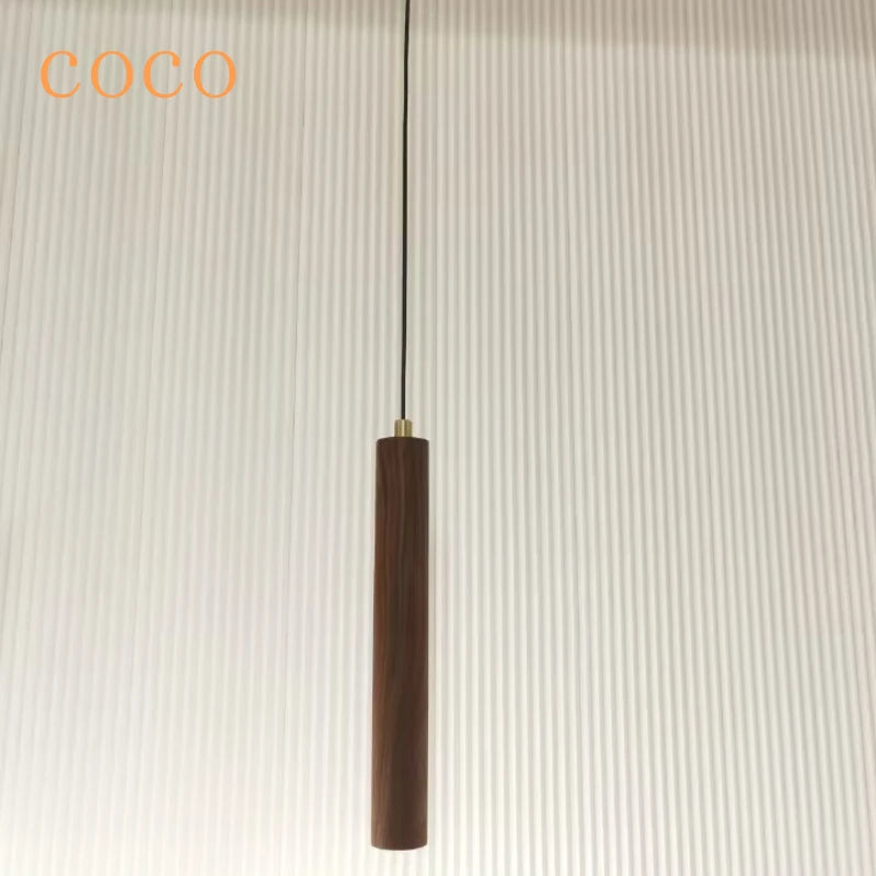 Rotary staircase, North American black walnut villa living room