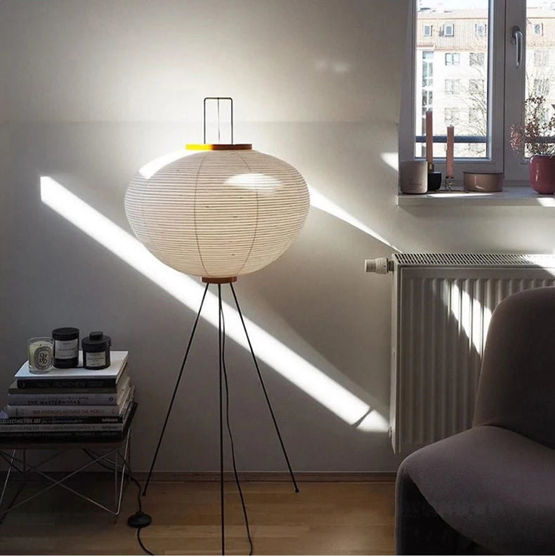 Simplified Japanese Xuan Paper Floor Lamp