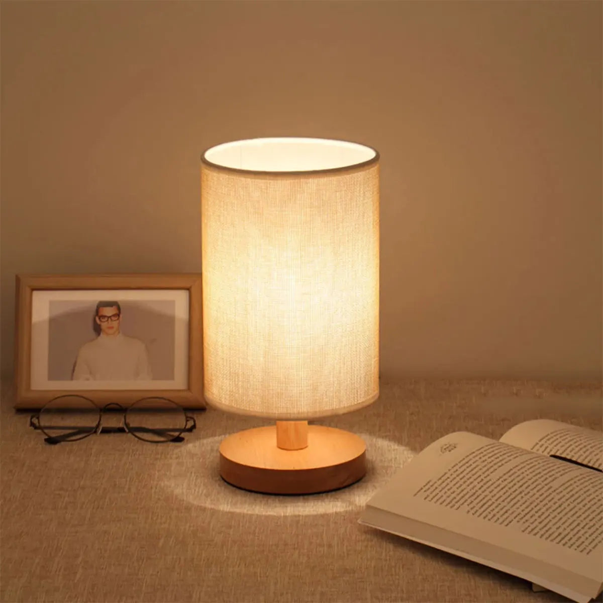 USB Bedside Lamp Night Lights Table Lamp