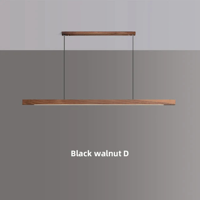 Nordic Wood Pendant Lights LED Modern Hanging Lamp