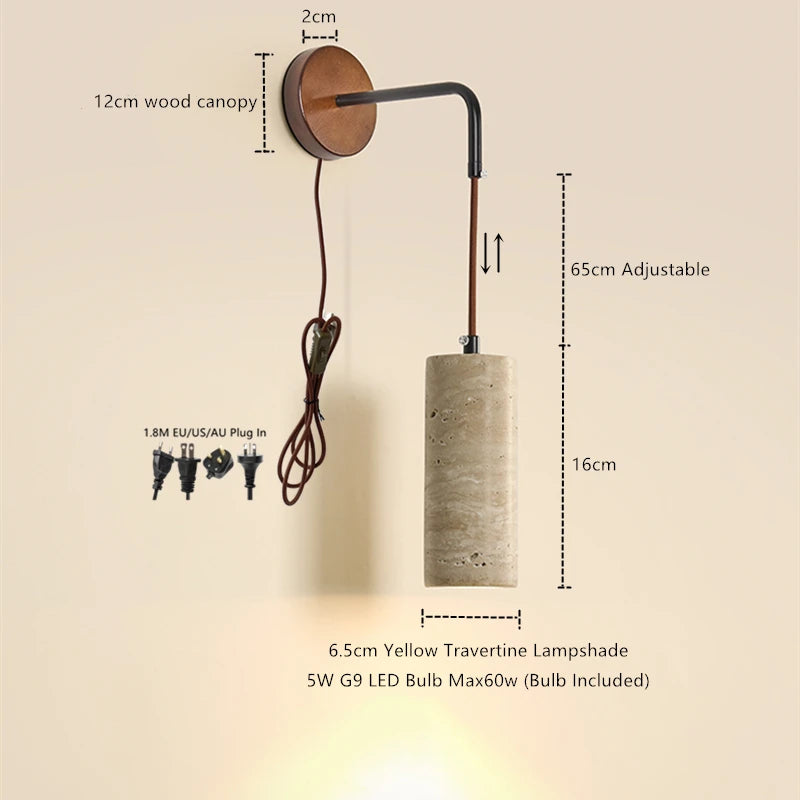 IWHD Creative Mushroom LED Wall Light