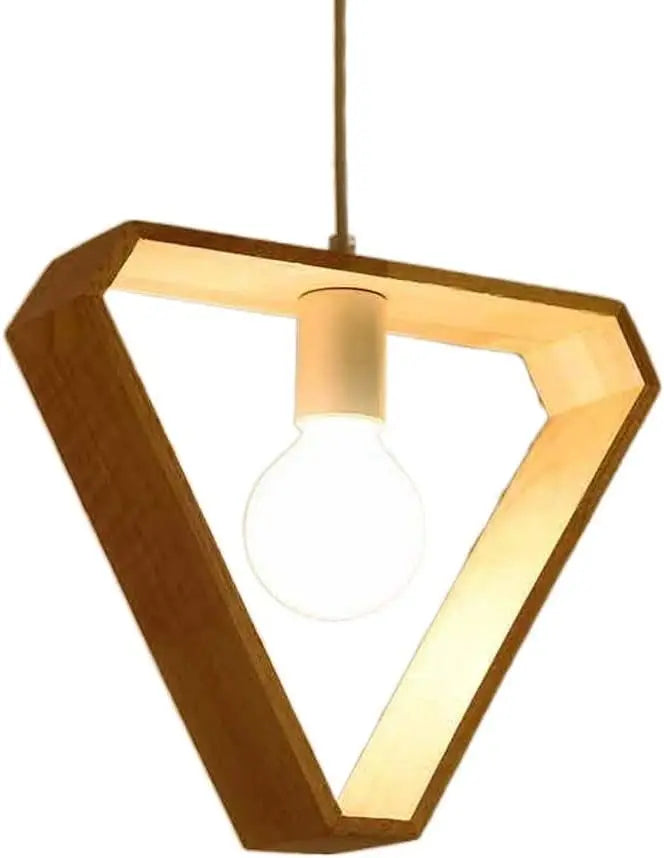 Creative Geometry Wood Pendant Light