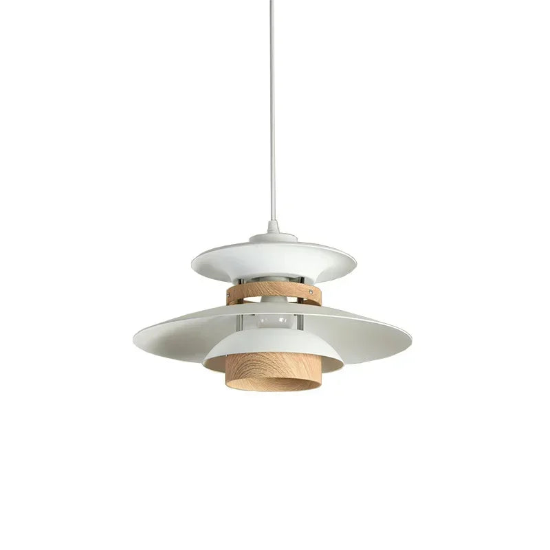 Danish Designer Walnut Led Pendant Lamp
