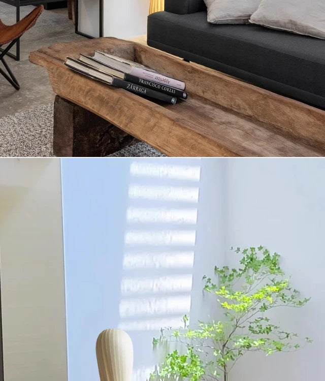 Wooden kilim arc shade Stand Floor lamp