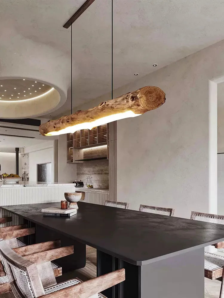 Minimalist Wood Pendant Lights Japanese Style