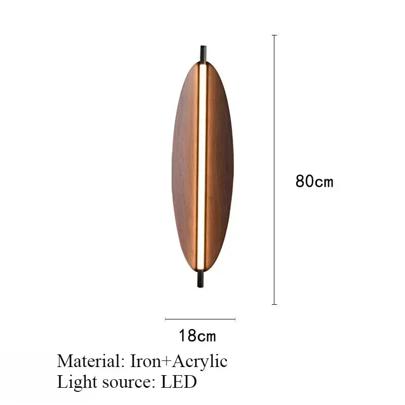 Modern Creative Metal Leaf Wall Light