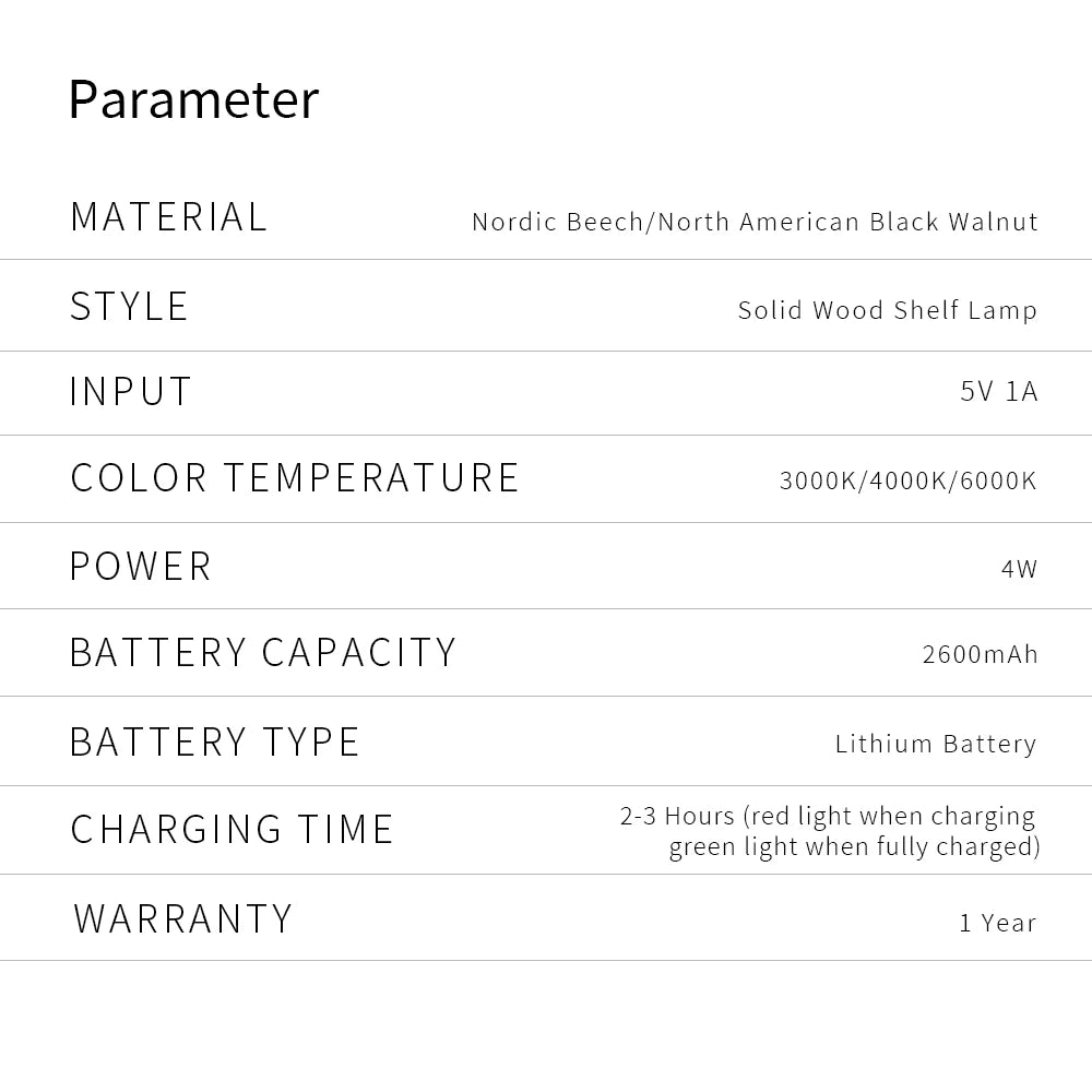 Nordic Wood LED Desk Lamp Branches Storage