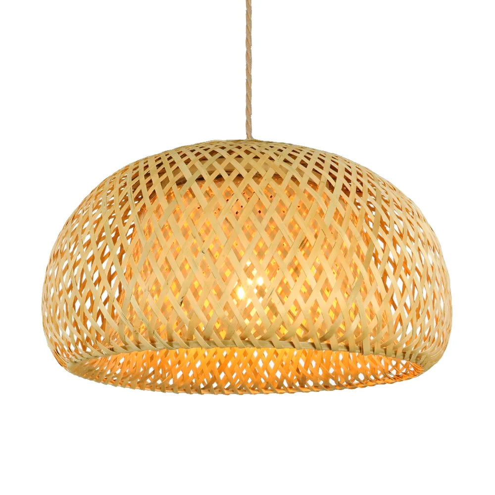 Bamboo Lantern 30cm Pendant Lamp