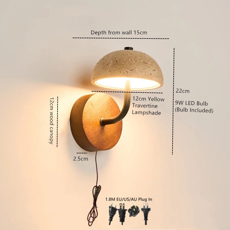 IWHD Creative Mushroom LED Wall Light