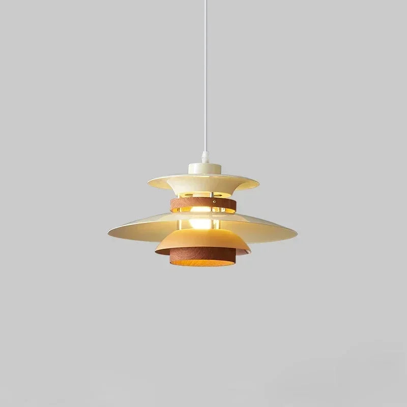 Danish Designer Walnut Led Pendant Lamp