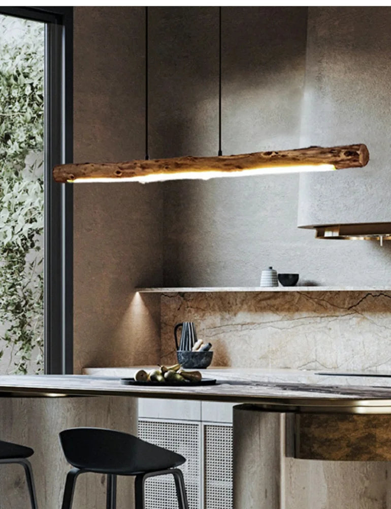 Minimalist Wood Pendant Lights Japanese Style