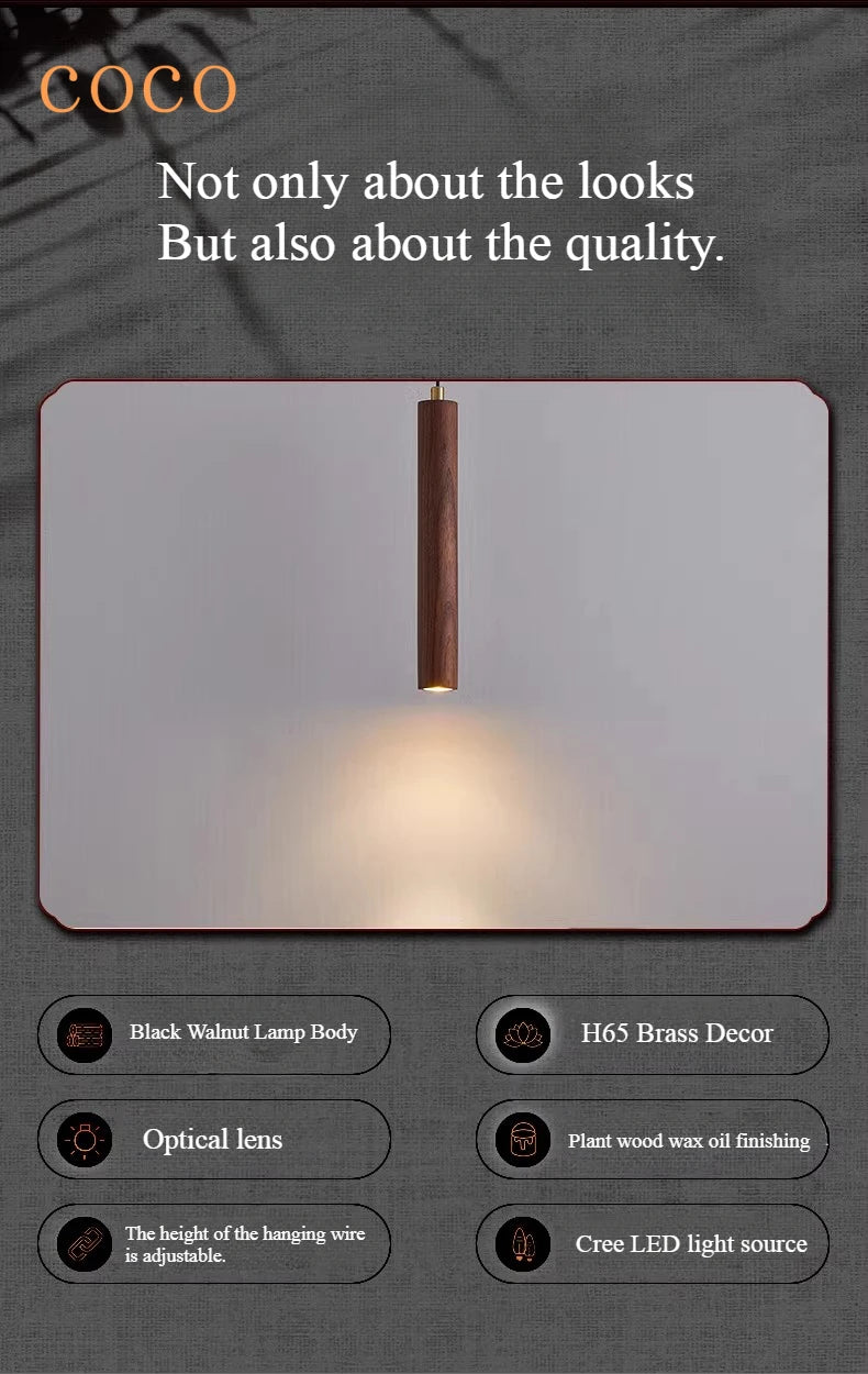 Rotary staircase, North American black walnut villa living room