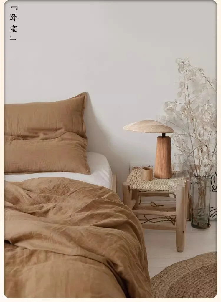 Japanese Wabi-sabi Minimalist Solid Wood