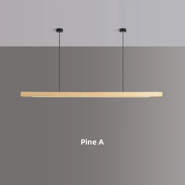 Nordic Wood Pendant Lights LED Modern Hanging Lamp