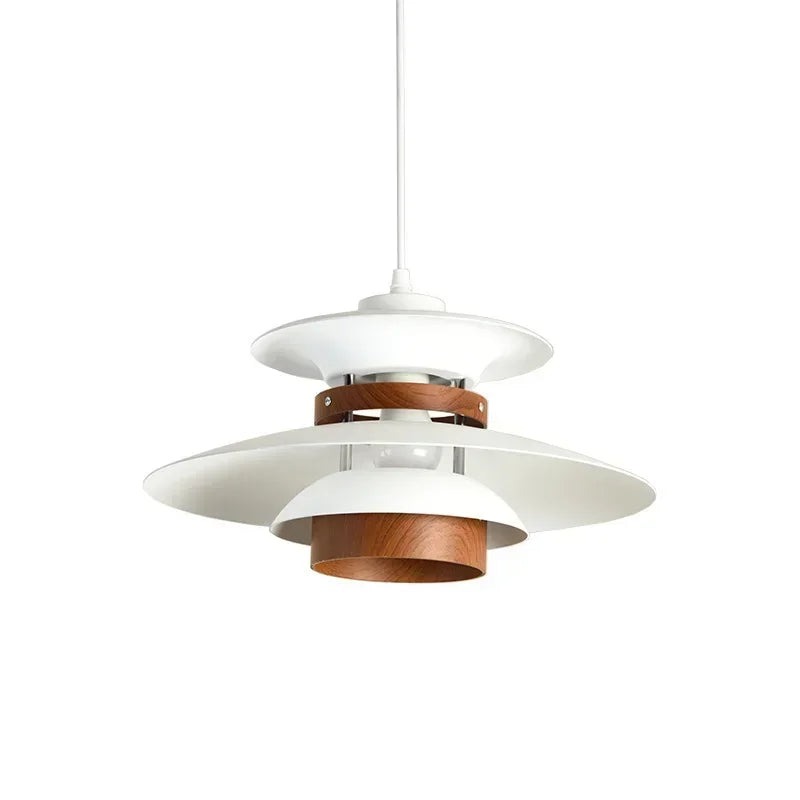 Danish Designer Walnut Led Pendant Lamp