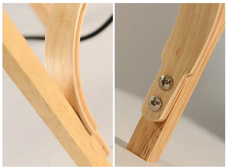 Floor Lamp Art Modern Simple Wood Light