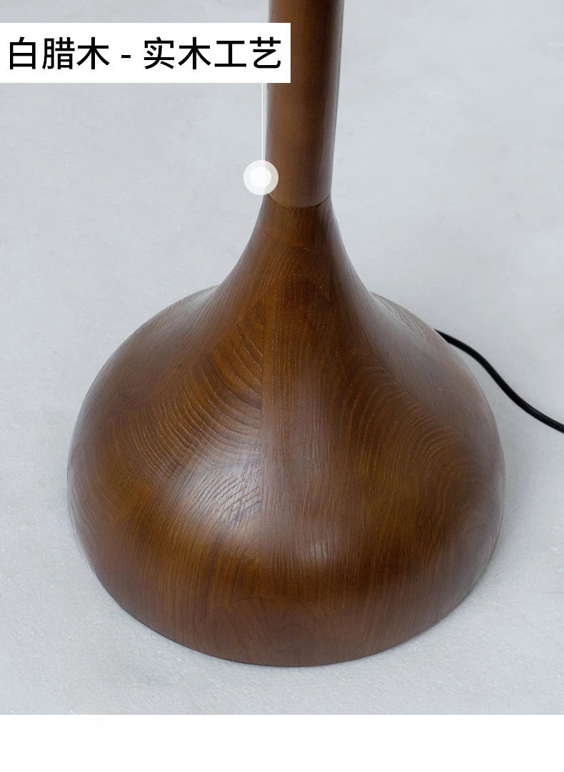 Wabi Sabi Style Wooden Standing Lamp