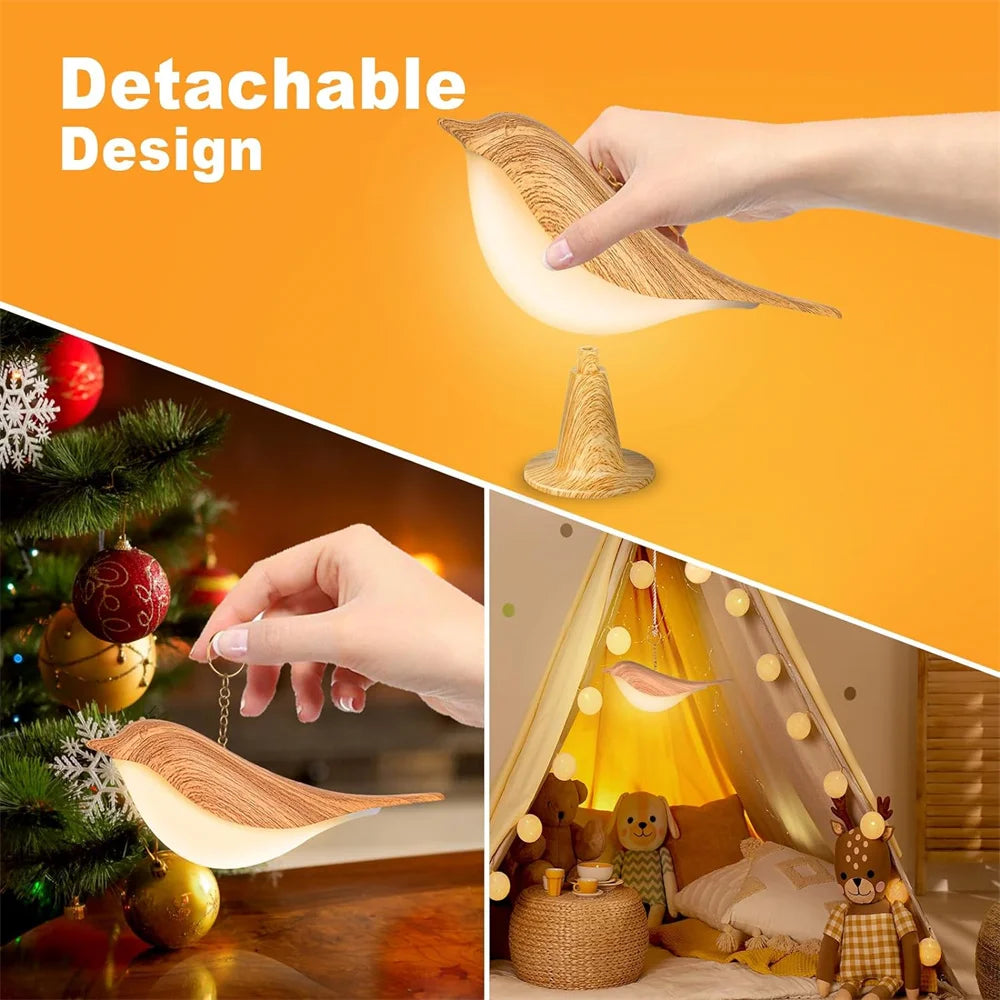 1pc LED Touch-Control Bird Lamp