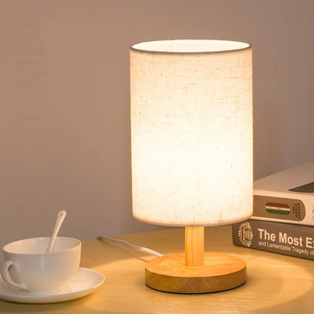 USB Bedside Lamp Night Lights Table Lamp