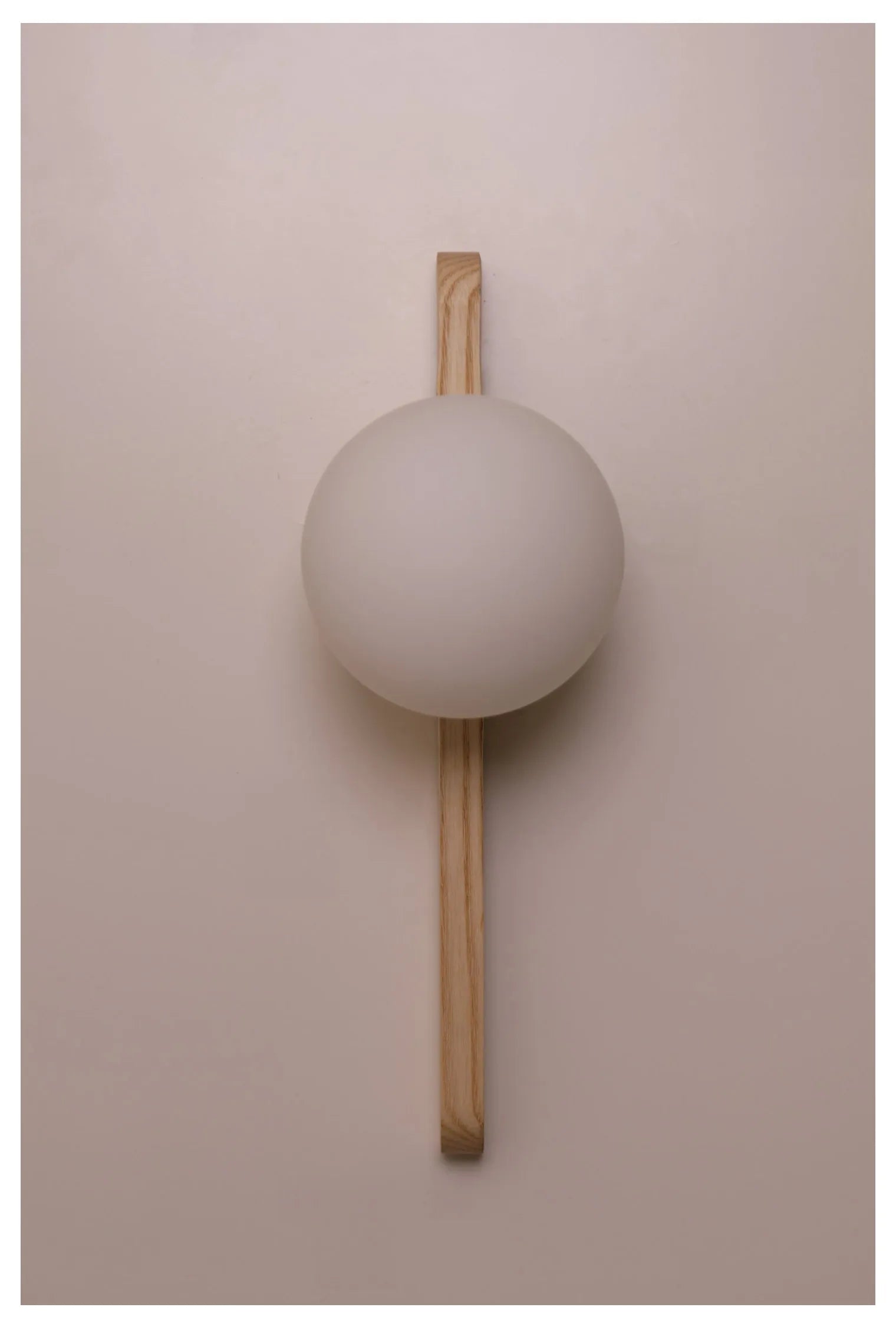 Globe Glass Moonlight Creative Walnut Wood,