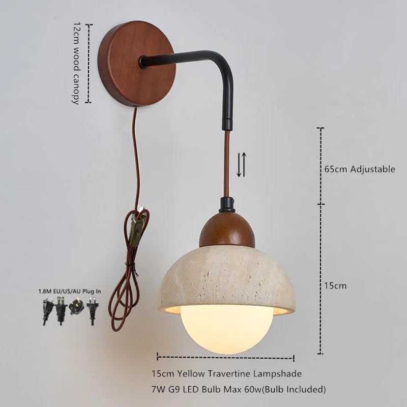 IWHD Creative Mushroom LED Wall Light