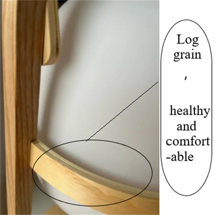 Floor Lamp Art Modern Simple Wood Light