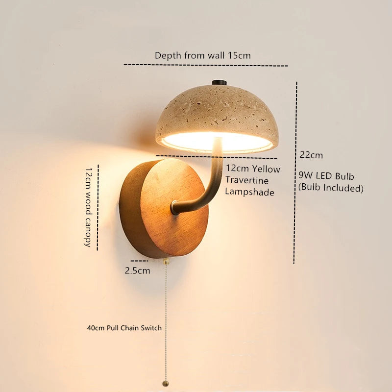 IWHD Creative Mushroom LED Wall Light